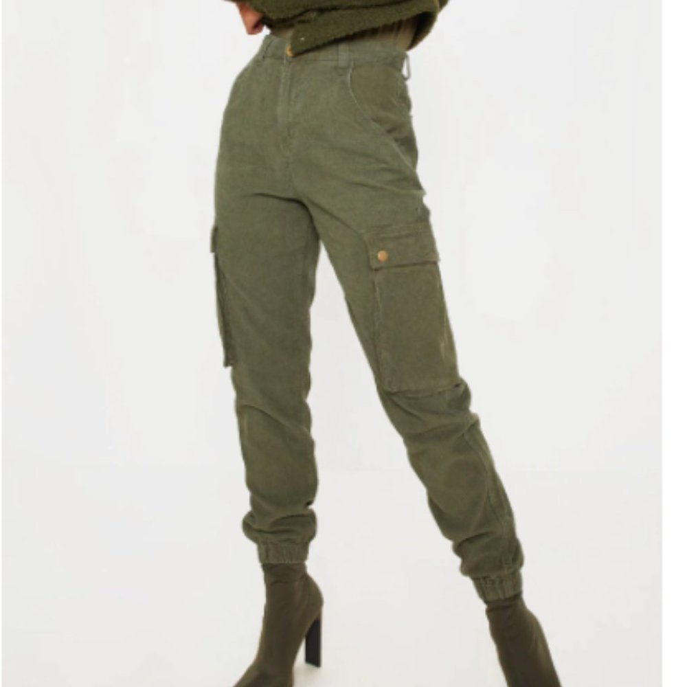 Khaki Pocket Cargo Pants